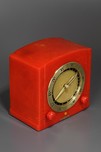 Red Kadette ’Clockette’ K27 Catalin Radio - Bright